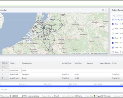 AIMMS Transport Navigator: transportation optimization, powered by Hexaly