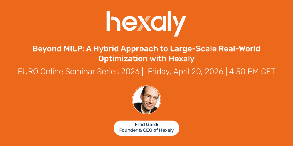 EURO Online Seminar Series 2026