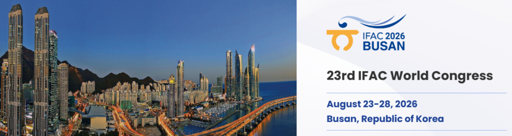 IFAC World Congress 2026 Busan, Republic of Korea
