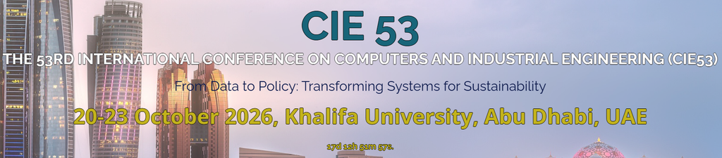 CIE53 2026 Abu Dhabi, UAE